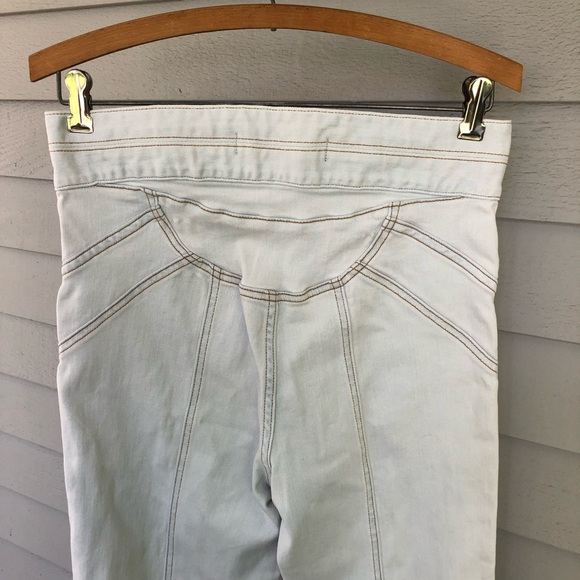 Veronica Beard Jeans High Rise Denim Flare Farrah 8 - Picture 6 of 9